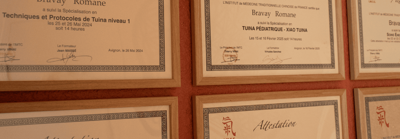 Certifications d'exercer la médecine chinoise